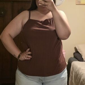 NWT Old Navy Size XXL Brown Tank Top